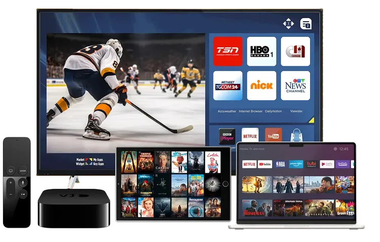 IPTVQuébécois IPTV Québec en streaming sur Firestick, Smart TV et téléphone